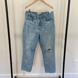 MADEWELL HIGH RISE SLIM CROP BOYJEAN